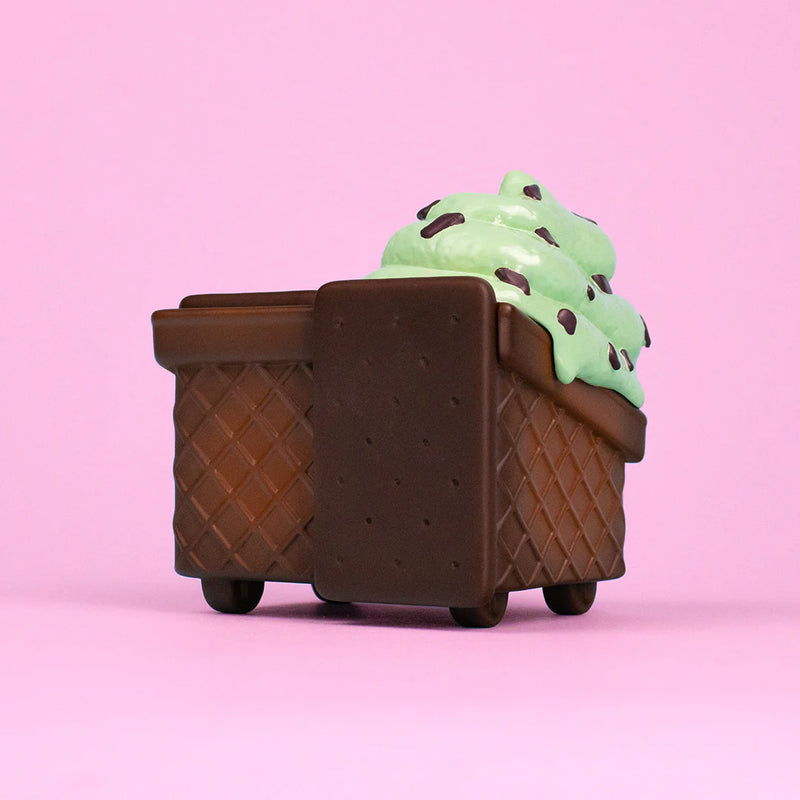 Mint Chip Dumpster Ice Cream Vinyl Figure Vinyl Art Toy 100soft
