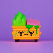 Dumpster Fire Toxic Waste Vinyl Figure Radioactive Orange Edition Vinyl Art Toy 100soft