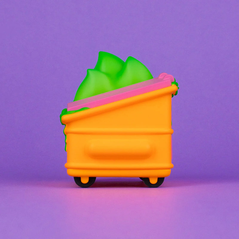 Dumpster Fire Toxic Waste Vinyl Figure Radioactive Orange Edition Vinyl Art Toy 100soft