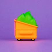 Dumpster Fire Toxic Waste Vinyl Figure Radioactive Orange Edition Vinyl Art Toy 100soft