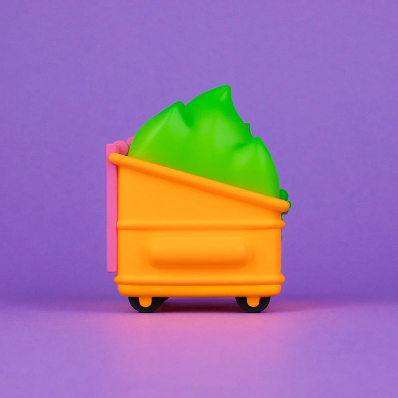Dumpster Fire Toxic Waste Vinyl Figure Radioactive Orange Edition Vinyl Art Toy 100soft