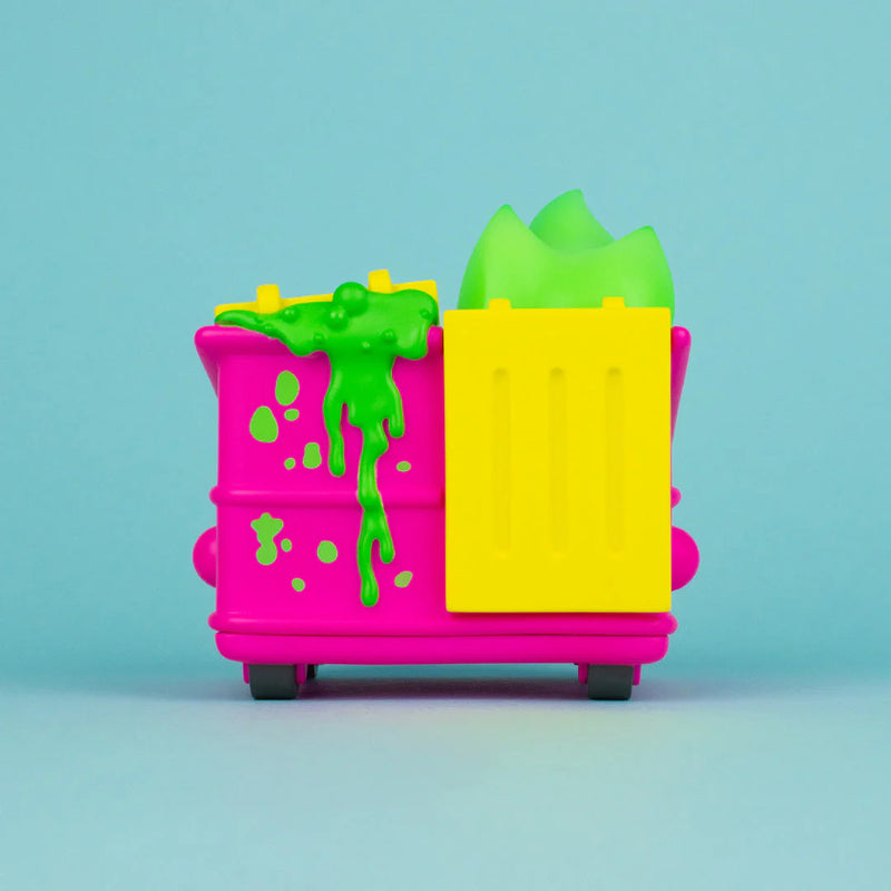 Dumpster Fire Toxic Waste Vinyl Figure Chemical Pink Edition Vinyl Art Toy 100soft