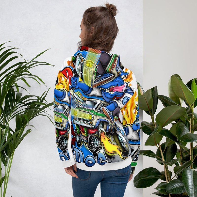 Dog Fink All-Over Print Hoodie by Christian Trivellone Apparel Tenacious Toys