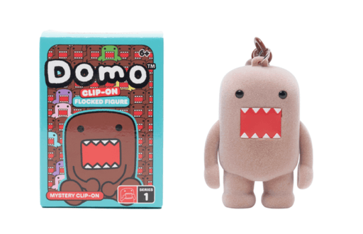 Domo 3 Inch Flocked Collectible Clip Blind Box Blind Box License 2 Play