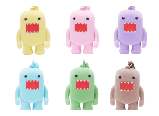 Domo 3 Inch Flocked Collectible Clip Blind Box Blind Box License 2 Play