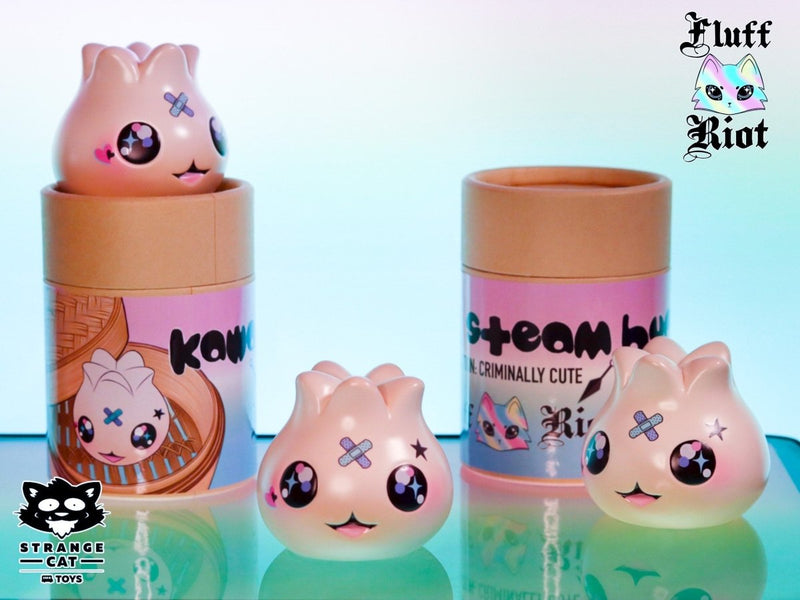 Dumplings - Kawaii Steam Bun Edition by Fluff Riot Designer Toys Strangecat Toys