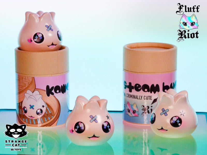Dumplings - Kawaii Steam Bun Edition by Fluff Riot Designer Toys Strangecat Toys