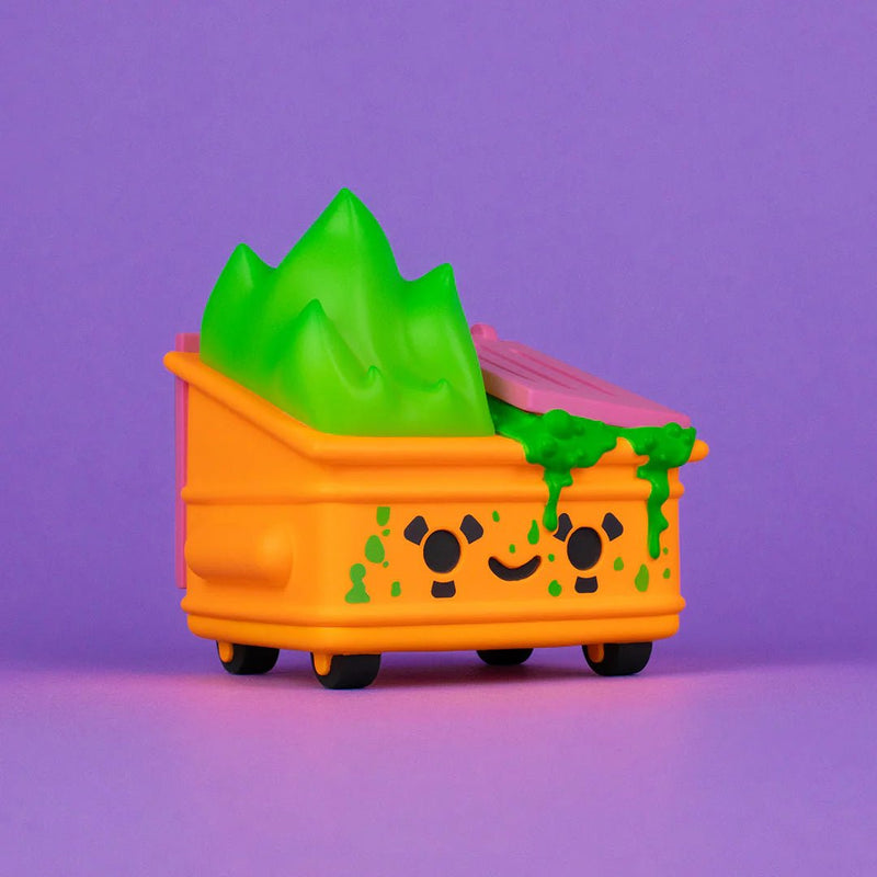 Dumpster Fire Toxic Waste Vinyl Figure Radioactive Orange Edition Vinyl Art Toy 100soft