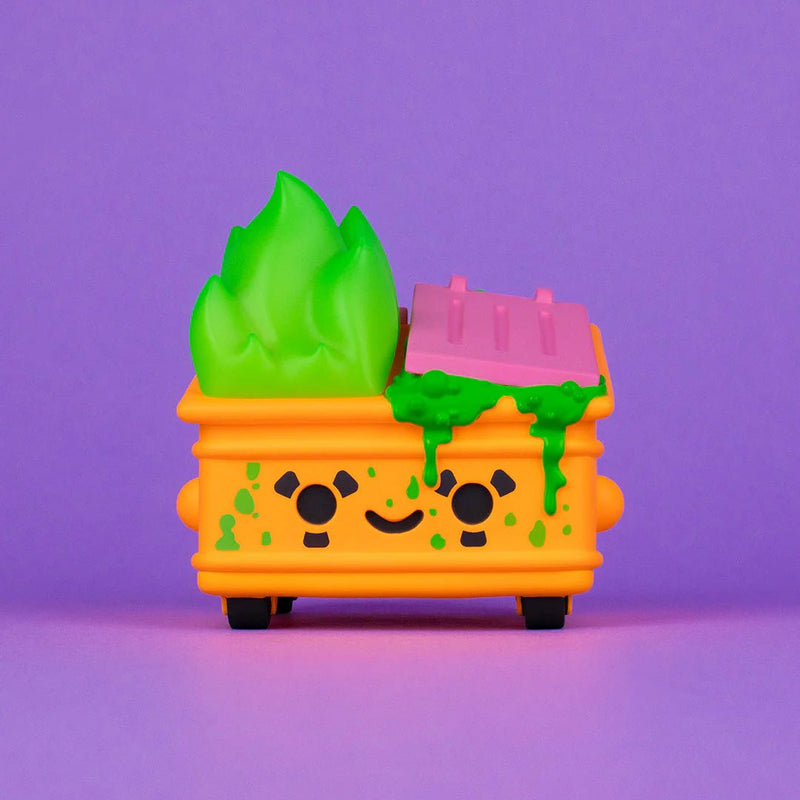 Dumpster Fire Toxic Waste Vinyl Figure Radioactive Orange Edition Vinyl Art Toy 100soft