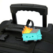 Dumpster Fire Luggage Tag PVC 100soft