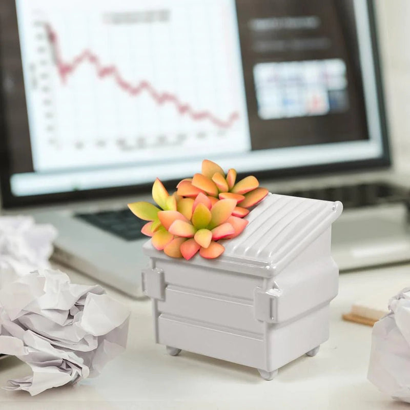 Fancy Plants Dumpster Air Plant Holder Accessory Fred