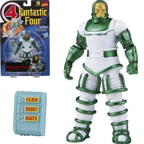 Fantastic Four Retro Marvel Legends Psycho-Man 6-Inch Action Figure Action & Toy Figures ToyShnip