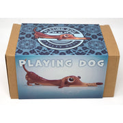 Faulty Dogs Playing Dog Resin Tenacious Toys