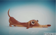 Faulty Dogs Playing Dog Resin Tenacious Toys