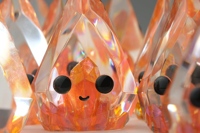 Fire Opal Prismite by Yutoos Designer Toys Strangecat Toys