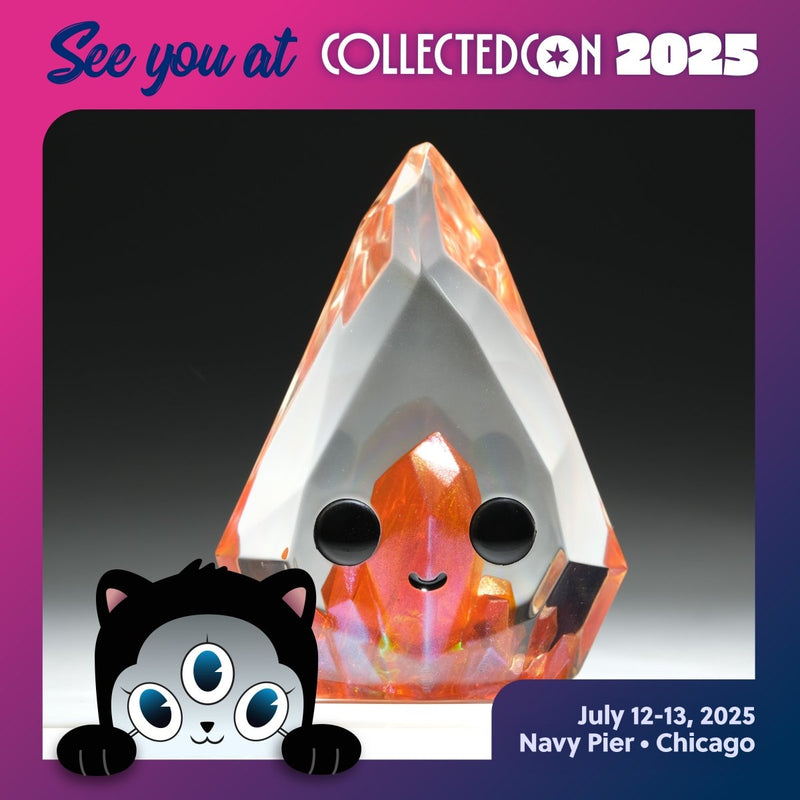 Fire Opal Prismite by Yutoos Designer Toys Strangecat Toys