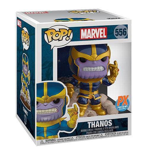 Funko Pop! 556 - Marvel Heroes - Thanos Snap 6-Inch Vinyl Bobble Head - PX Toys & Games ToyShnip
