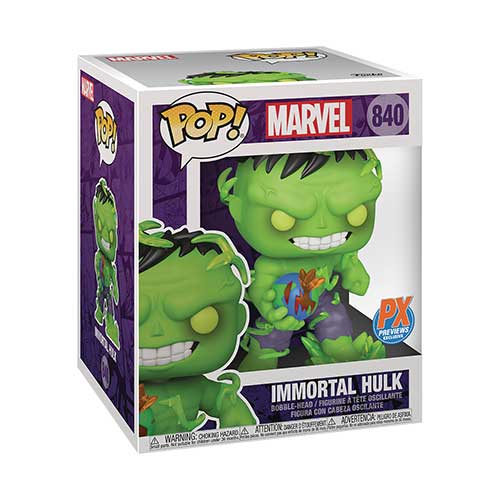 Funko Pop! 840 - Marvel - Immortal Hulk 6-Inch Vinyl Figure - PX Action Figure ToyShnip