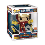 Funko Pop! 905 - Marvel Iron Man with Gantry Glow-in-the-Dark Deluxe Vinyl Bobble Head - PX Action Figure ToyShnip