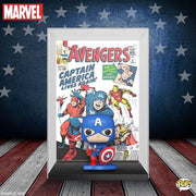 Funko Pop! The Avengers #4 (1963) Captain America Comic Cover Figure with Case Action Figure ToyShnip