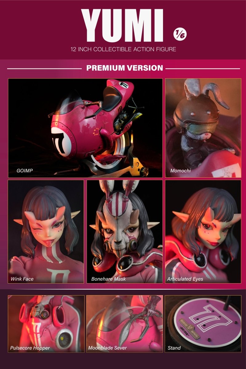 Gaki Race Yumi Premium 1/6 scale action figure set with vehicle PREORDER Action Figure JT Studio