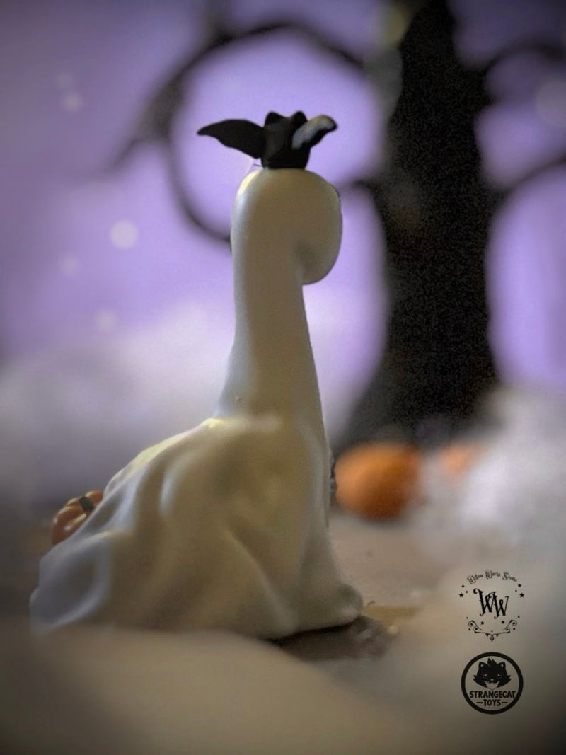 Ghost Dino by Willow Works Designer Toys Strangecat Toys