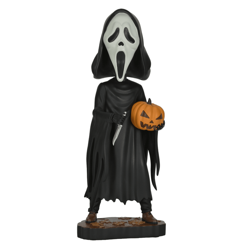 Ghost Face with Pumpkin Bobblehead Bobbletopia