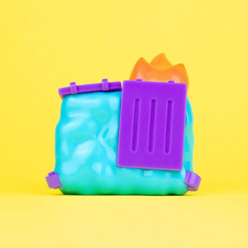 Glanderco "Boys Go to Jupiter" Limited Edition Dumpster Fire Vinyl Figure Vinyl Art Toy 100soft