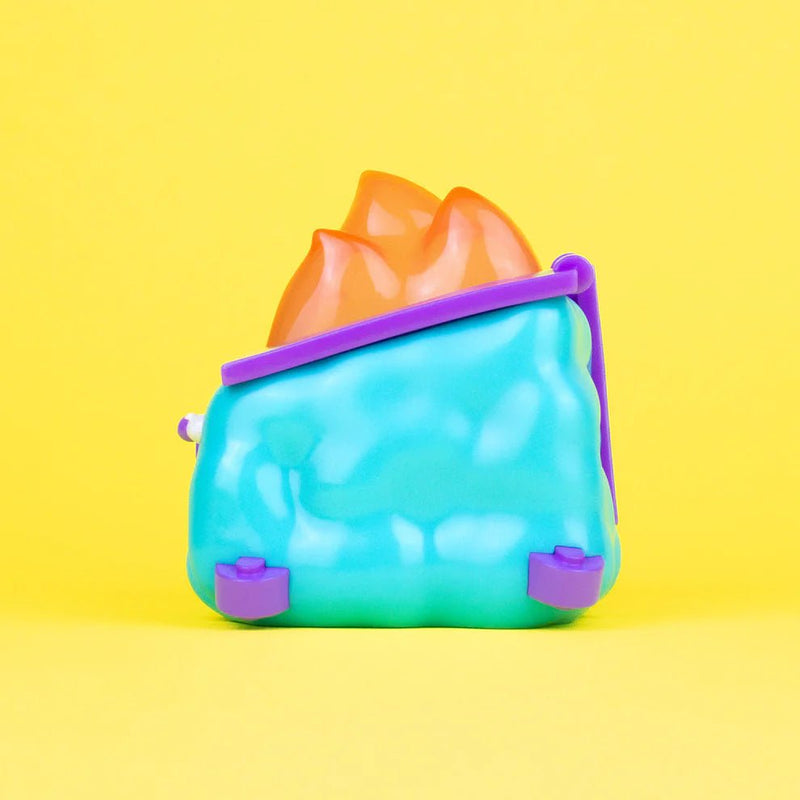 Glanderco "Boys Go to Jupiter" Limited Edition Dumpster Fire Vinyl Figure Vinyl Art Toy 100soft