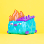 Glanderco "Boys Go to Jupiter" Limited Edition Dumpster Fire Vinyl Figure Vinyl Art Toy 100soft