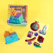 Glanderco "Boys Go to Jupiter" Limited Edition Dumpster Fire Vinyl Figure Vinyl Art Toy 100soft
