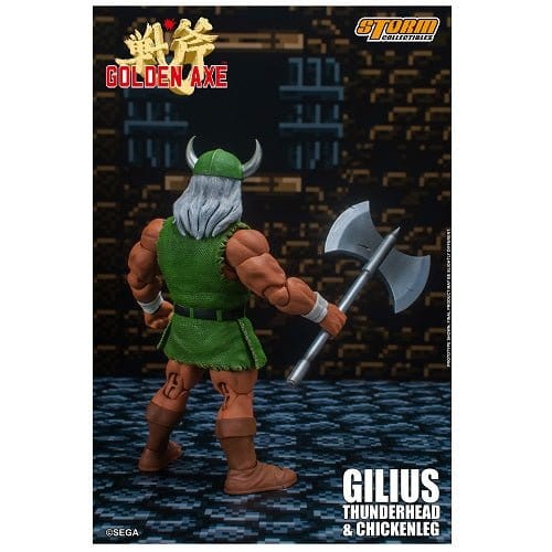Golden Axe Gilius Thunderhead and Chicken Leg 1:12 Scale Action Figure Action & Toy Figures ToyShnip