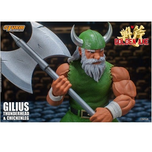 Golden Axe Gilius Thunderhead and Chicken Leg 1:12 Scale Action Figure Action & Toy Figures ToyShnip