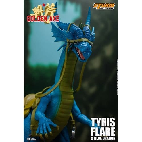 Golden Axe Tyris Flare & Blue Dragon 1:12 Scale Action Figure Action & Toy Figures ToyShnip