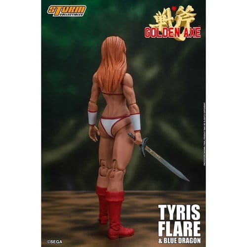 Golden Axe Tyris Flare & Blue Dragon 1:12 Scale Action Figure Action & Toy Figures ToyShnip