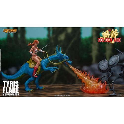Golden Axe Tyris Flare & Blue Dragon 1:12 Scale Action Figure Action & Toy Figures ToyShnip