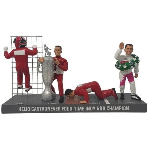 Helio Castroneves 4-Figure Set Bobblehead Bobbletopia