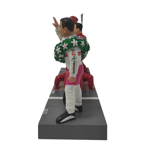 Helio Castroneves 4-Figure Set Bobblehead Bobbletopia