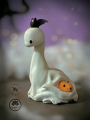 Ghost Dino by Willow Works Designer Toys Strangecat Toys