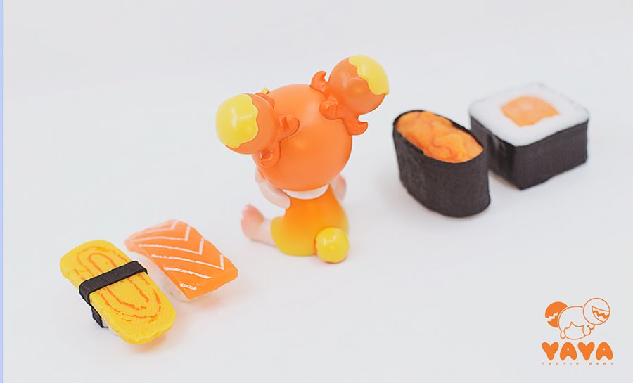 IN STOCK: [MOE DOUBLE STUDIO] LE99 Yaya-Octopus-Orange Resin Ralphie's Funhouse