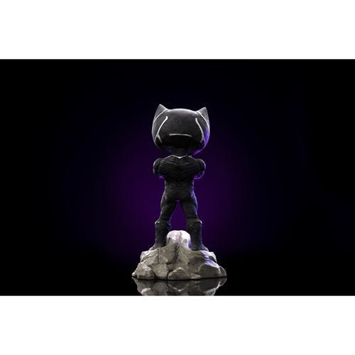Iron Studios Avengers The Infinity Saga Black Panther MiniCo. Vinyl Figure Action & Toy Figures ToyShnip
