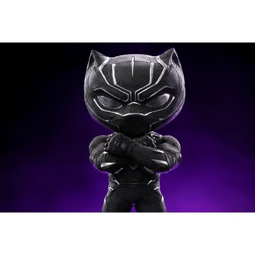 Iron Studios Avengers The Infinity Saga Black Panther MiniCo. Vinyl Figure Action & Toy Figures ToyShnip