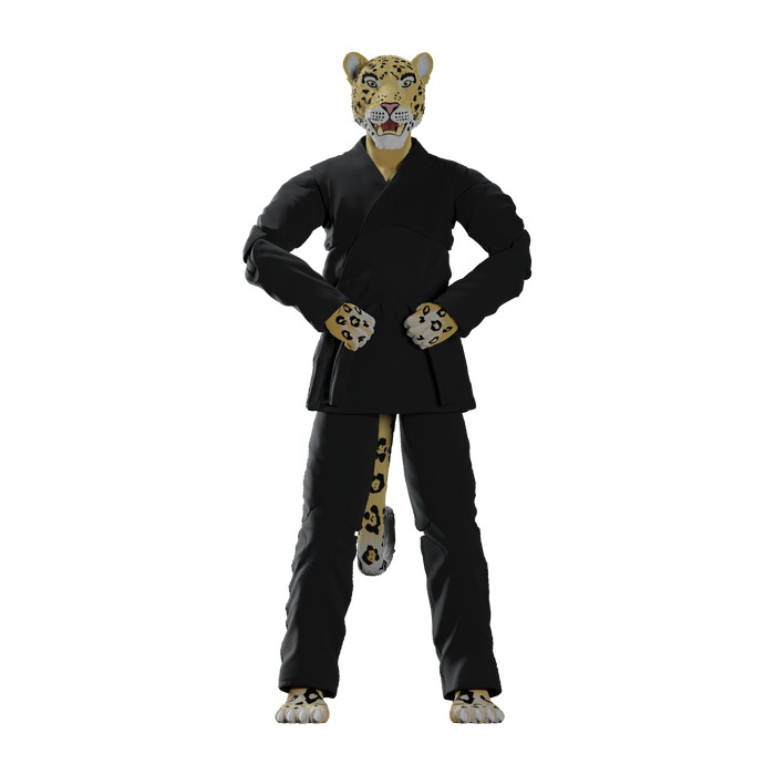 Zoo Jitsu Fighters Jairo the Jaguar Action Figure Action Figure Icon Heroes