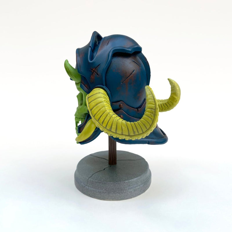 K-NOR Warrior Skull resin figure Resin Tenacious Toys