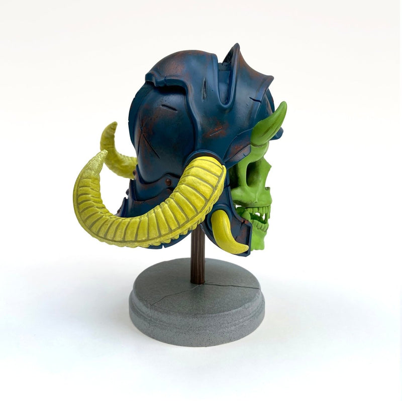 K-NOR Warrior Skull resin figure Resin Tenacious Toys