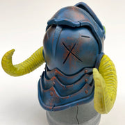 K-NOR Warrior Skull resin figure Resin Tenacious Toys