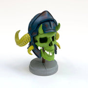 K-NOR Warrior Skull resin figure Resin Tenacious Toys