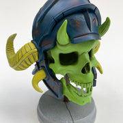 K-NOR Warrior Skull resin figure Resin Tenacious Toys