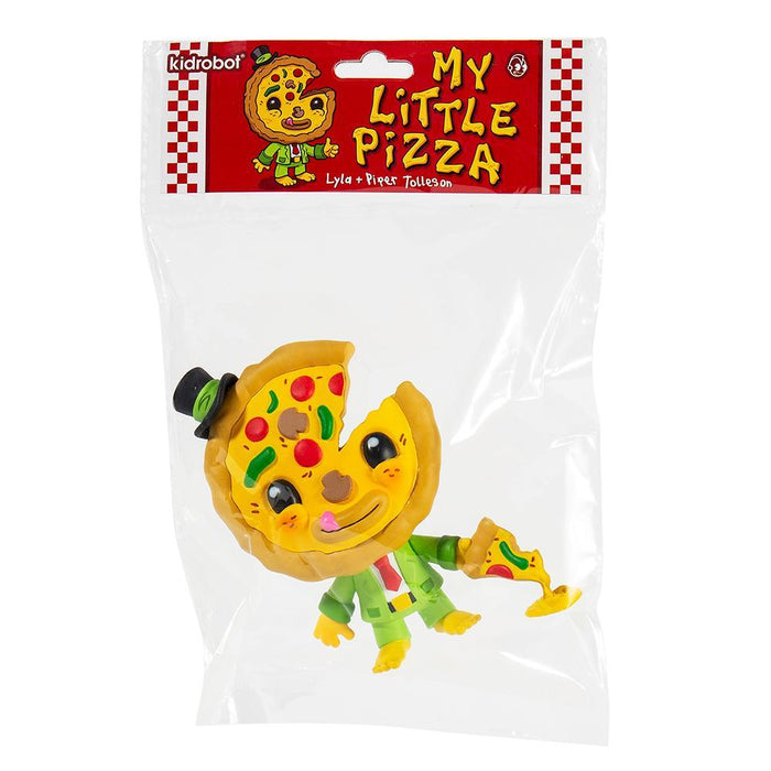 KIDROBOT LYLA & PIPER TOLLESON - 4" MY LITTLE PIZZA - GREEN Action & Toy Figures Ralphie's Funhouse