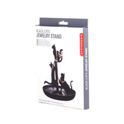 Kikkerland Black Cats Jewelry Holder Stand Accessory Kikkerland